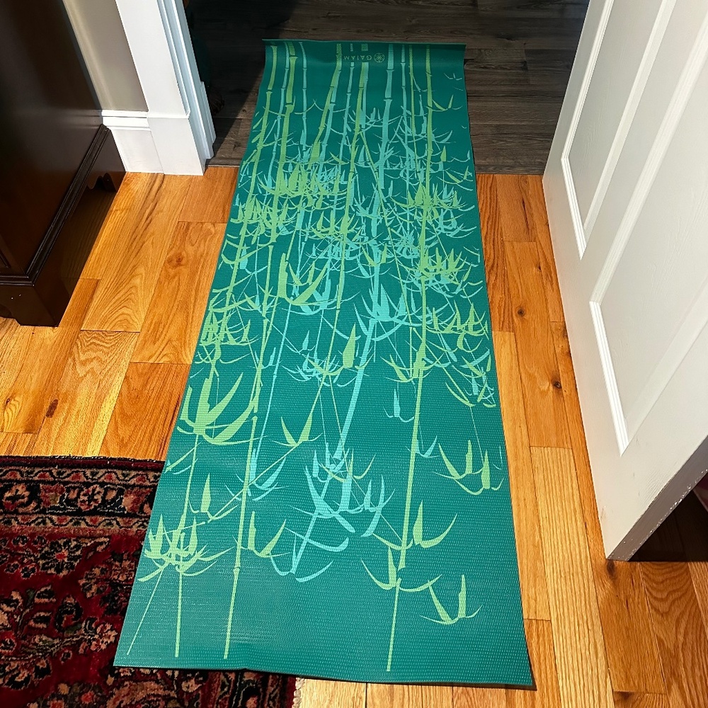 Gaiam Green Yoga Mat.